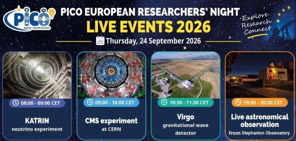 Pico European Researchers Night Live Events 2026